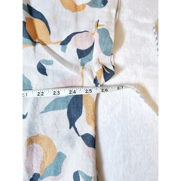 Rachel Zoe Tops Rachel Zoe Floral Linen Button-Front Top - Large - Picture 6 of 7